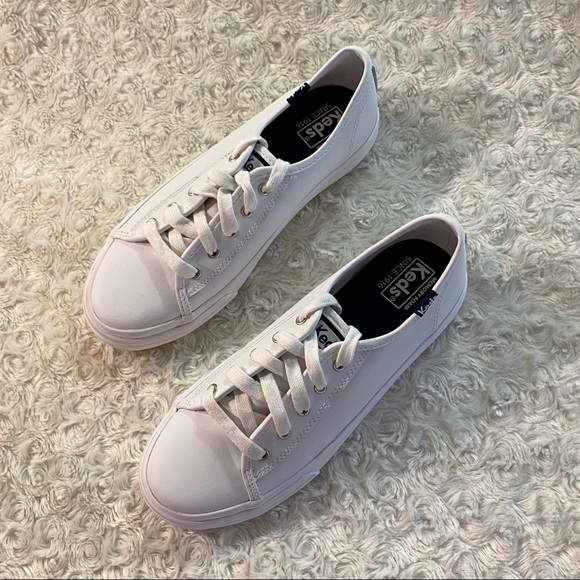 Keds Double Up Lea Leather Sneakers - Picture 3 of 9